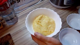Кукурузная каша в мультиварке-скороварке на одну порцию