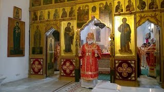 Благословение Патриаршего экзарха Беларуси в день мучеников Антония, Иоанна и Евстафия Виленских .
