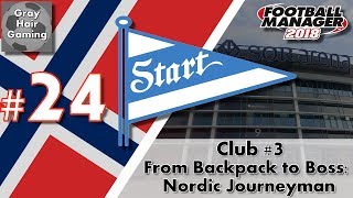 FM18 Journeyman - C3 EP24 - Qarabağ FK Home/Away Champions League - IK Start - From Backpack to Boss