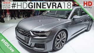 Audi A6: berlina tecnologica con guida autonoma LVL 3 | Ginevra 2018