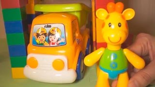Алфавит с жирафиком Мофи - Строим гараж - Лепим Букву Г