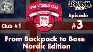 FM18 Journeyman - C1 EP3 - Blindly Signing Players for Fun - Stokkseyrar - From Backpack to Boss