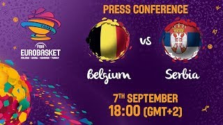 Belgium v Serbia - Press Conference - FIBA EuroBasket 2017