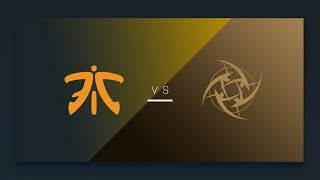 CS:GO - Fnatic vs. NiP [Mirage] Map 1 - EU Matchday 15 - ESL Pro League Season 6