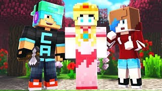 Friends Build a Princess in Build Battle! Minecraft Games