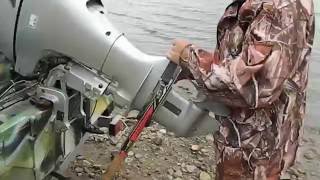 Самодельный упор для лодочного мотора