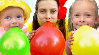 Детская песня - Воздушный шар. Песни для детей от Майи и Маши.