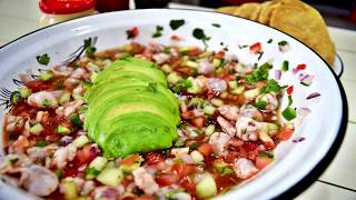 Ceviche de Camarón Fácil y Rico / Recetas de Cuaresma