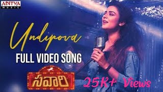 undipova lyrics full song ll SAVAARI SONGS ll
