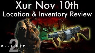 Destiny 2 - Xur Location Nessus - Exotic Inventory Review