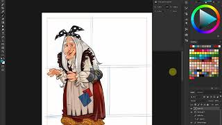 баба Яга1  рисую рассказываю дальше