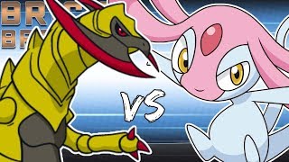 Pokemon Brick Bronze PVP - FIRST BATTLE WITH HAXORUS!