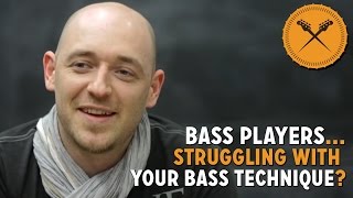 Struggling With Your Bass Technique?... Check Out This Bass Lesson! (L#99)