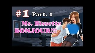 Miss Bissette | French Teacher Walkthrough | v0.15.30 SummertimeSaga Indonesia