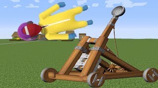 ПЛАСТИЛИНОВЫЙ МИР МАЙНКРАФТ! МИР ИЗ ПЛАСТИЛИНА! ЧЕЛОВЕЧКИ ИЗ ПЛАСТИЛИНА! MINECRAFT! КАТАПУЛЬТА