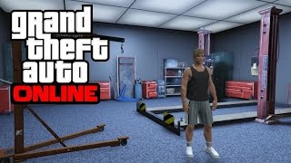 GTA 5 Online - How to Get Inside the Garage Mechanic Room