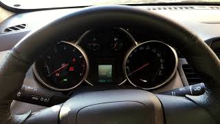 Chevrolet Cruze не заводится на холодную