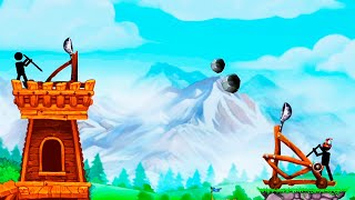 The Catapult 2 - Катапульта 2 начало, стикмен бои прохождение игры #1