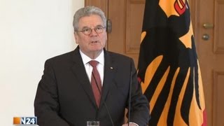 Rücktritt von Papst Benedikt XVI - Statement von Joachim Gauck