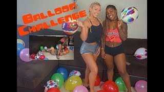 BALLOON POP CHALLENGE!!!  (HILARIOUS)