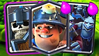 Clash Royale - ANTI GIANT Miner Deck