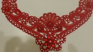 DIY Нежный колье своими руками /  Delicate necklace with their hands