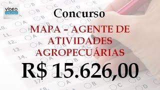 Concurso MAPA 2017 - Agente de Atividades Agropecuárias - Apostila