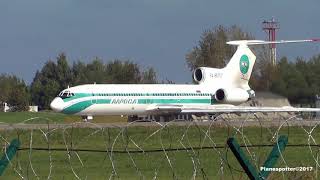 Tupolev Tu-154M RA-85757 Alrosa. Taxi, Takeoff