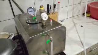 Перегон с парогенератором и узлом отбора