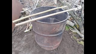 Коптильня холодного копчения, простая самодельная из бочки своими руками  размеры и подробно о проце