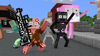 Monster School : Monster Rangers - Minecraft Animation