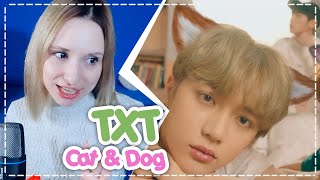 TXT - CAT & DOG REACTION/РЕАКЦИЯ | KPOP ARI RANG