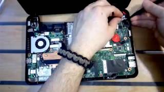 HP 110 mini. Disassembly, cleaning and changing thermal grease. Разборка, чистка и замена термопасты