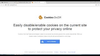How to remove Cookie On-Off extension