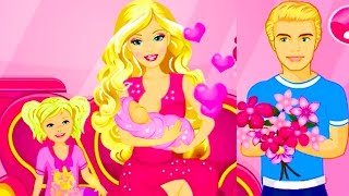 Мультик для девочек.Беременная кукла #Барби родила малыша для Кэна. Видео куклы для детей на русском