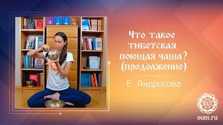 Что такое тибетская поющая чаша? Продолжение. Екатерина Андросова