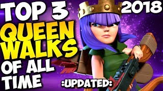 TOP 3 TH9 BEST QUEEN WALK WAR ATTACK STRATEGIES OF ALL TIME 2018 (Updated) | Clash of Clans