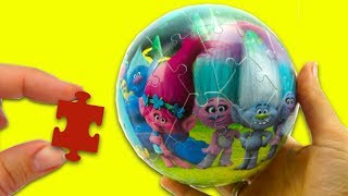 Необычный пазл для детей, в форме шара