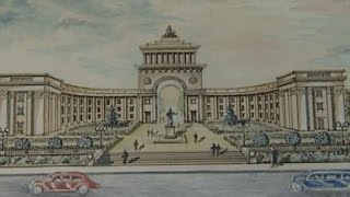Город Киров , 30-е, 40 -е годы, довоенные планы архитекторов. Съемка декабрь 2011 г.