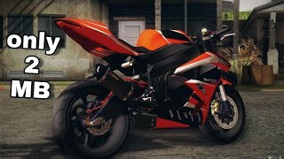 Gta san andreas new bike mod ( kawasaki ninja zx6r )