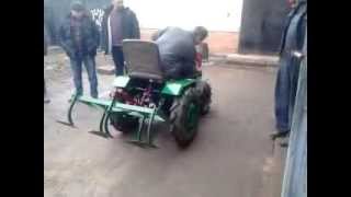 Сделали MINI Трактор с движком и задним редуктором от "Муравья"
