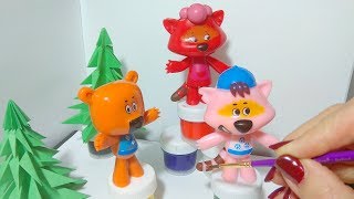 Ми-Ми-Мишки - Красим Хвосты Енотам / Играем в Игрушки / Детское Видео для Малышей / Супер Игрушки ТВ