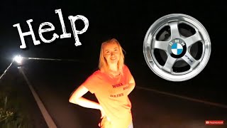 ПРОБИЛИ КОЛЕСО BMW! НОЧЬЮ! НА ТРАССЕ! САМИ!!! ЧТО ДЕЛАТЬ?