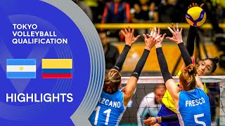 Argentina vs. Colombia - Highlights | CSV Women's Tokyo Volleyball Qualification 2020