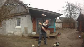 Швунг пары гирь (32+24)х5 , правой рукой. push press two kettlebell 32+24 kgх5 right hand