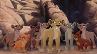 Lion Guard: Lions of the Outlands Ending - Kion VS Zira & the Outsiders! HD Clip