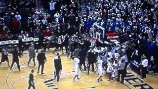 Cincinnati Bearcats versus Xavier bench clearing brawl