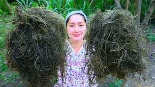 Yummy Sea Weed Salad Cooking Shrimp - Sea Weed Salad - Cooking With Sros