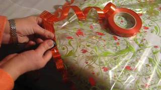 Круглый двойной букет из целлофана. Часть 1