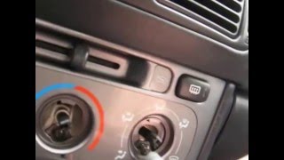 TOYOTA COROLLA E11 Замена лампочек в  панели регулятора отопителя. Replacing the bulbs in the panel